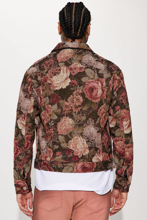 Tapestry Trucker Jacket - Black/Combo