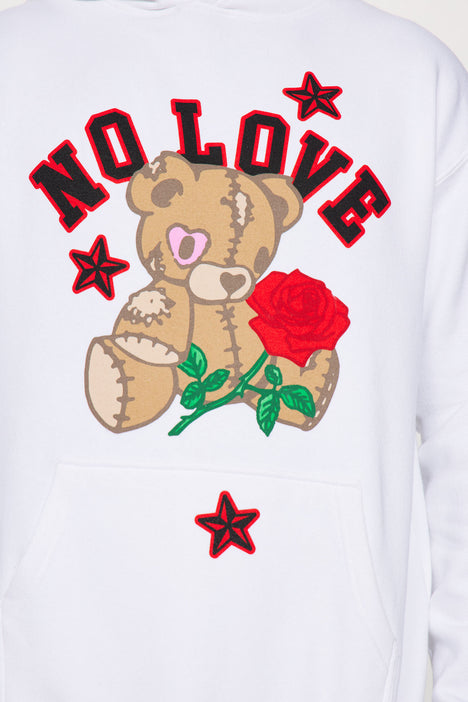 Bearly No Love Hoodie - White | Fashion Nova, Mens Graphic Tees | Fashion  Nova