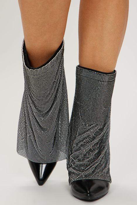 Fashion nova clear boots sales