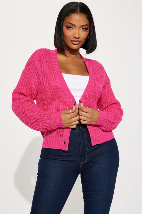 Choosin You Cardigan Pink Fashion Nova Sweaters Fashion Nova