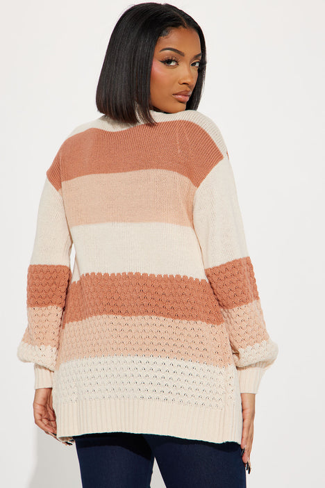 Sand color sweater top