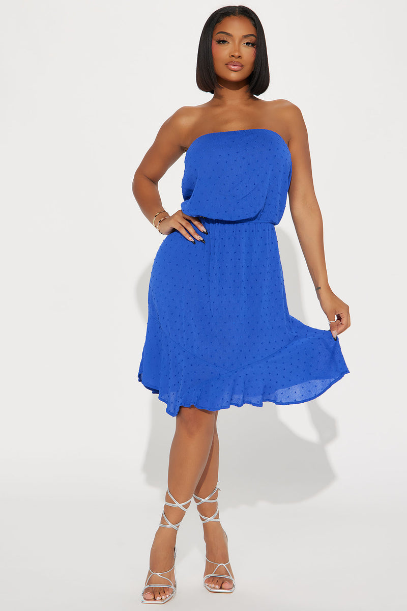 Jessica Gauze Midi Dress - CobaltBlue | Fashion Nova, Dresses | Fashion ...