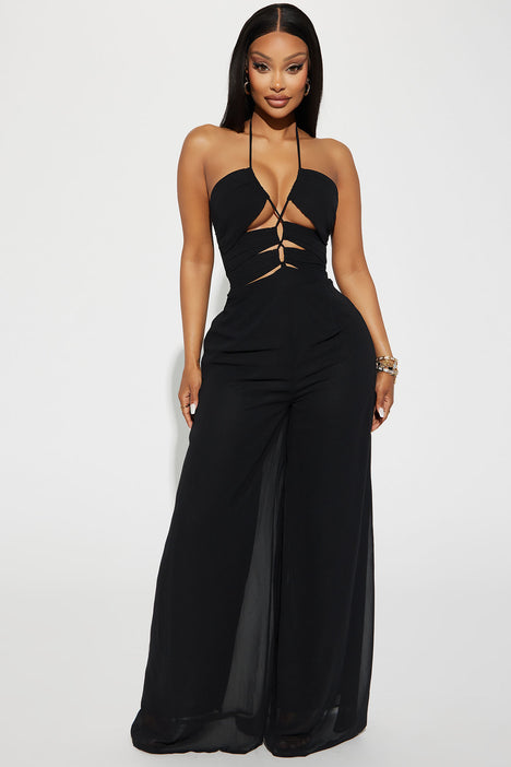 Fashion nova outlet jumpsuit black