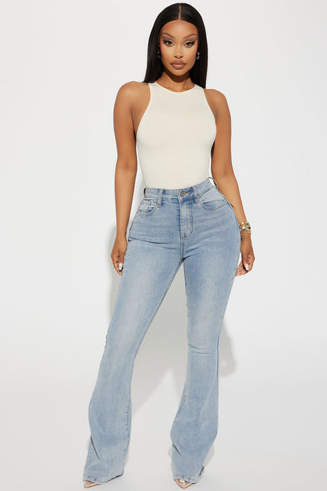 Flare jeans shop light wash
