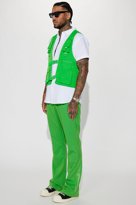 Last Forever Utility Nylon Vest Green