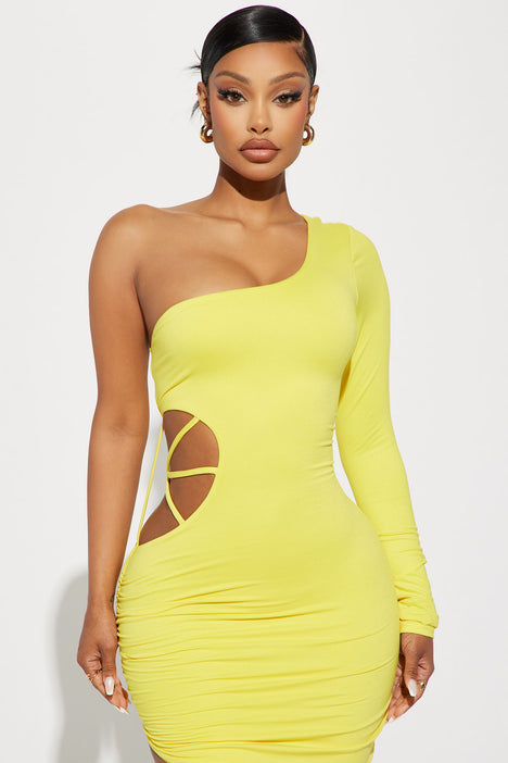 Fashion nova one sleeve dress sales