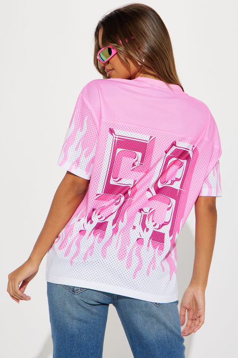 Hot pink cheap champion shirt