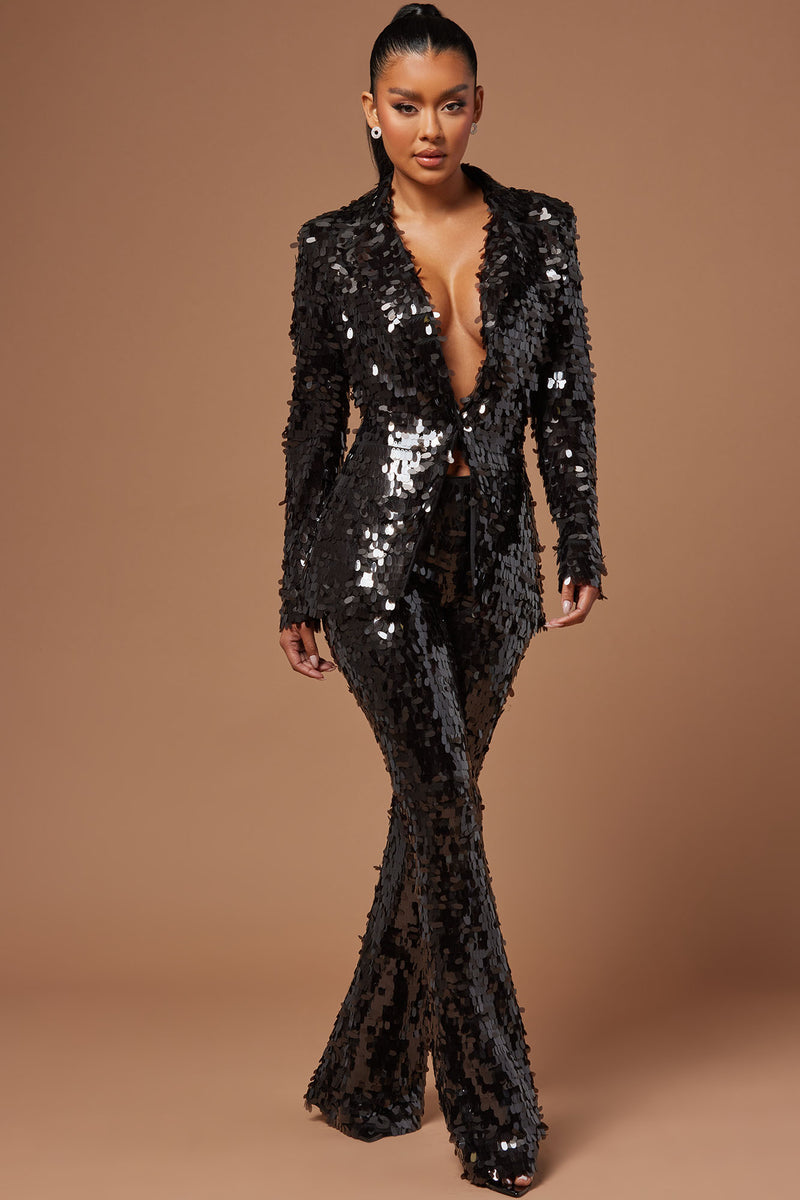Yana Sequin Blazer - Black | Fashion Nova, Luxe | Fashion Nova