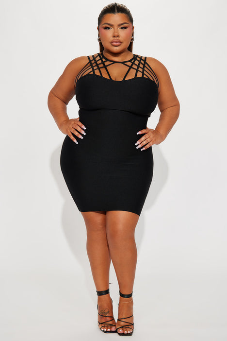 Kamila bandage midi shop dress