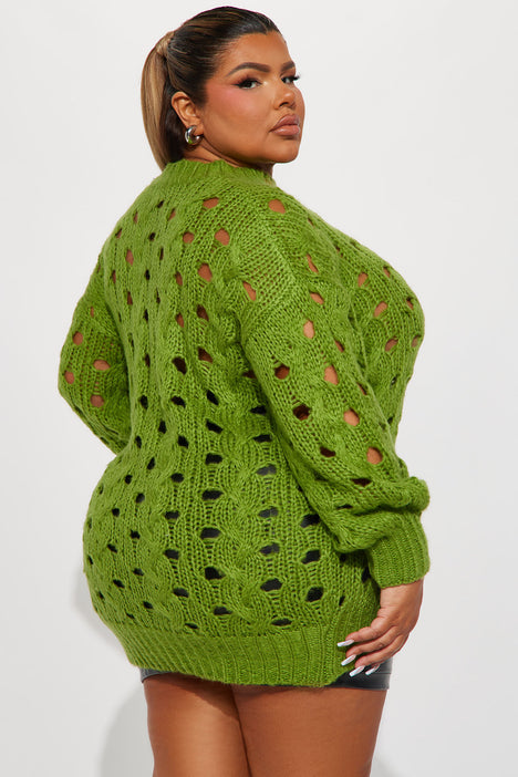 Holey sweater online