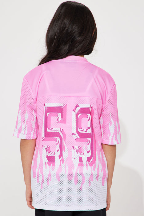 Mini Hot Pink Champion Barbie Tshirt Pink Fashion Nova Kids