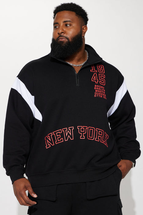 White quarter zip hoodie clearance