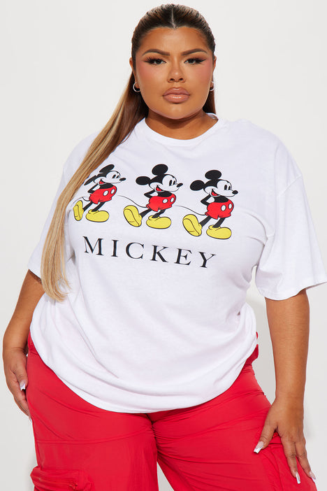 Plus size mickey mouse top t shirt