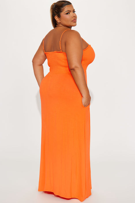 Holly Maxi Dress Orange