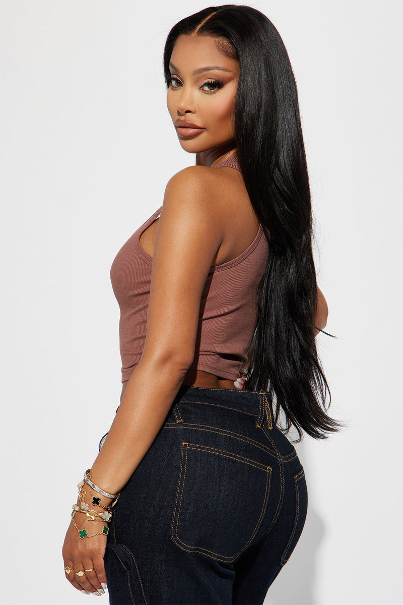 Leah Ribbed Tank Top - Brown | Fashion Nova, Basic Tops & Bodysuits ...