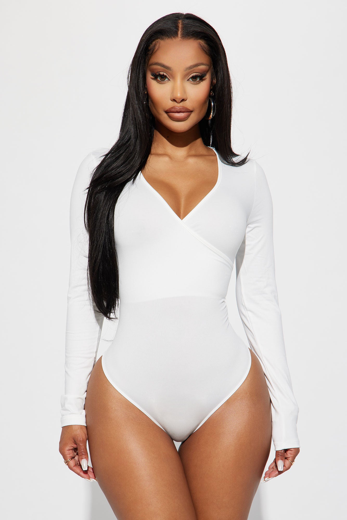 Surplice bodysuit outlet