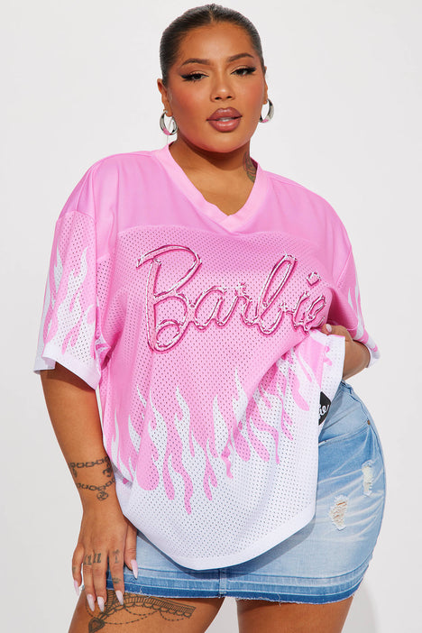 Hot Pink Champion Barbie Tshirt Pink