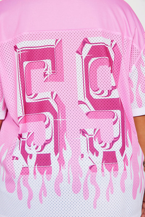 Hot pink champion shirt on sale