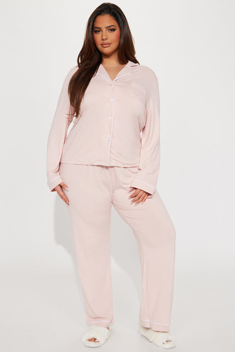 Plus size cheap pink pyjamas