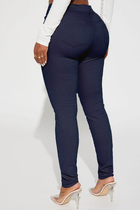 Navy blue school pants skinny discount