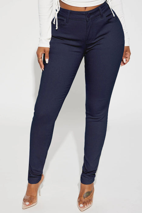 Skinny uniform pants hotsell navy