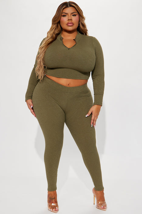 Wanderlust Dreams Legging Set Olive