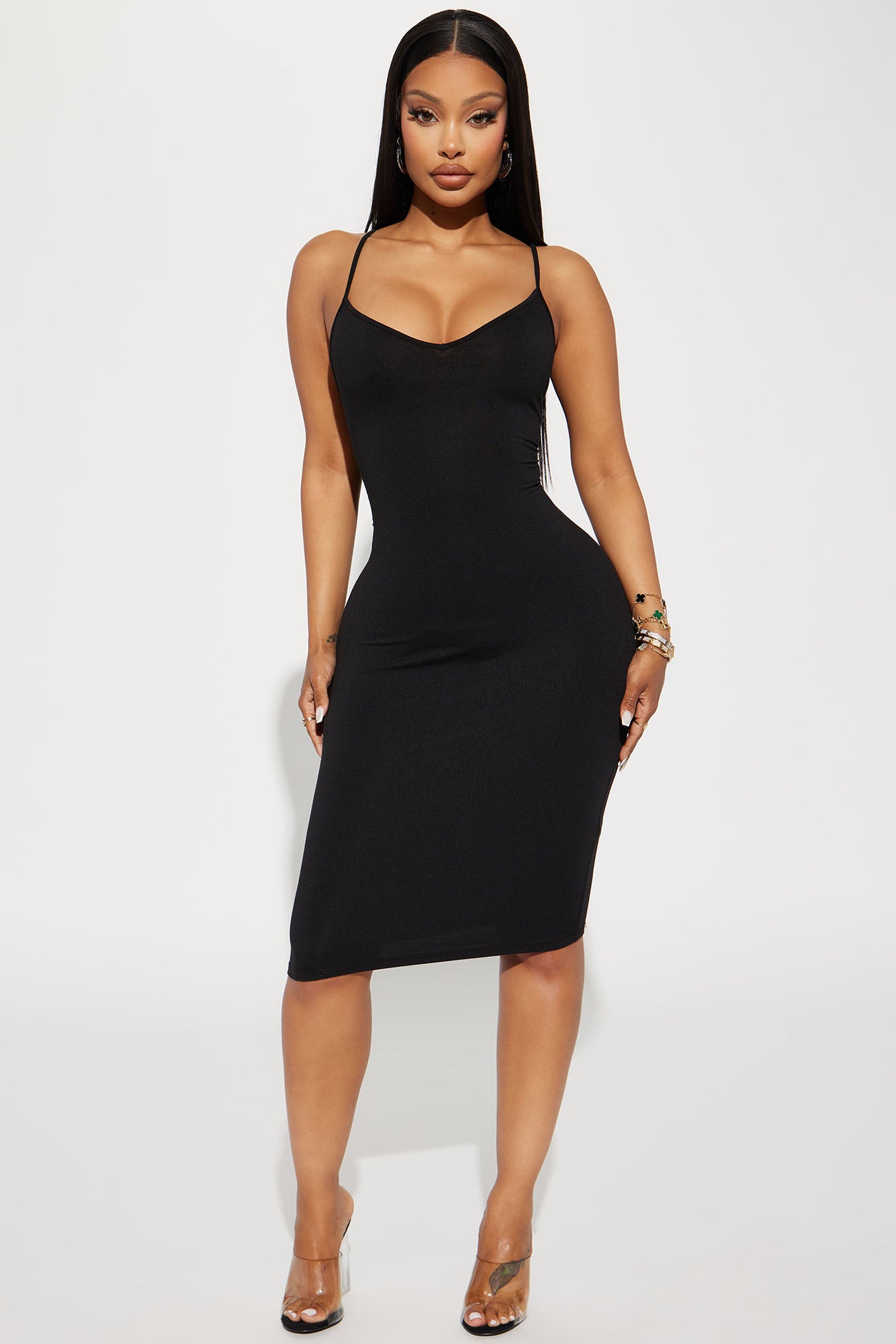 Backless midi sale bodycon dress