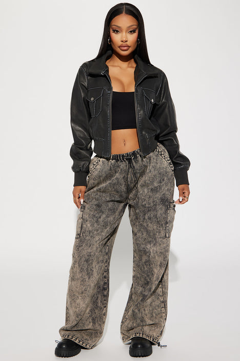 Can you wash store a faux leather jacket