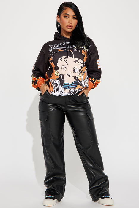 Live Like Betty Graphic Hoodie - Black/Orange | Fashion Nova, Screens Tops  and Bottoms | Fashion Nova