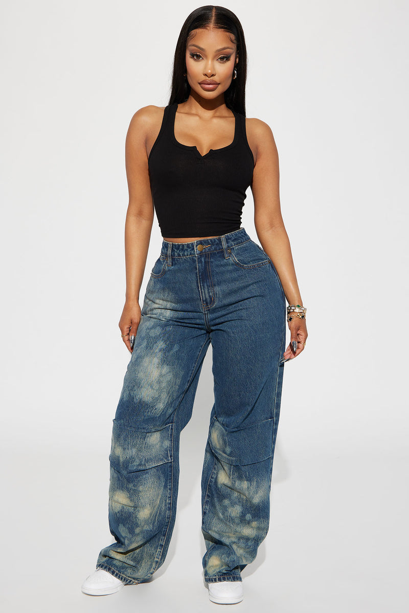 Love That For You Baggy Jeans - Dark Wash | Fashion Nova, Jeans ...