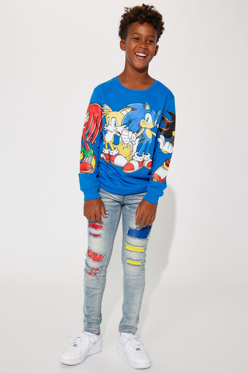 Mini Sonic Fleece Sweatshirt - Blue | Fashion Nova, Kids Tops & T ...