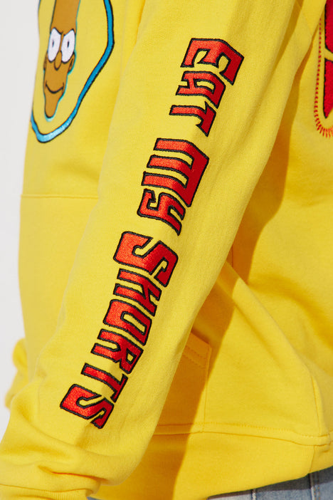 Yellow bart simpson sales hoodie