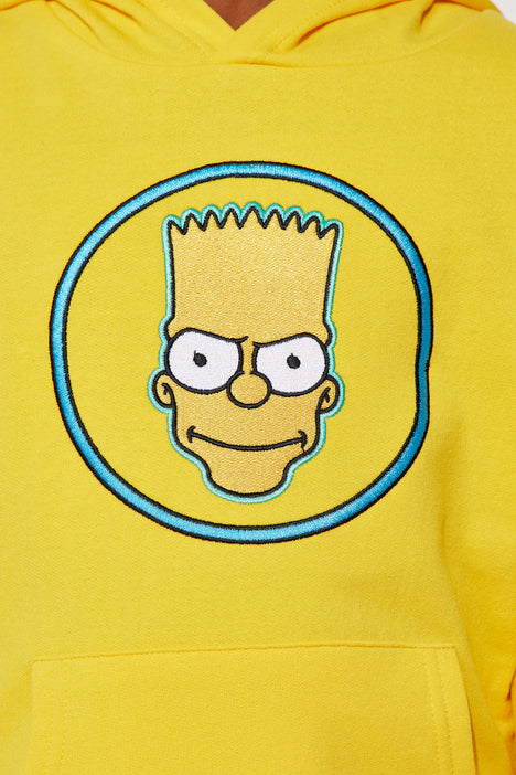 Yellow bart simpson hoodie store