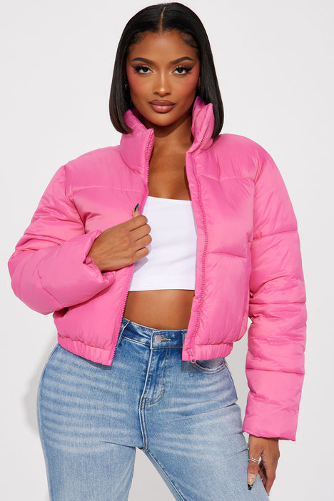 Pink jacket on sale fashion nova