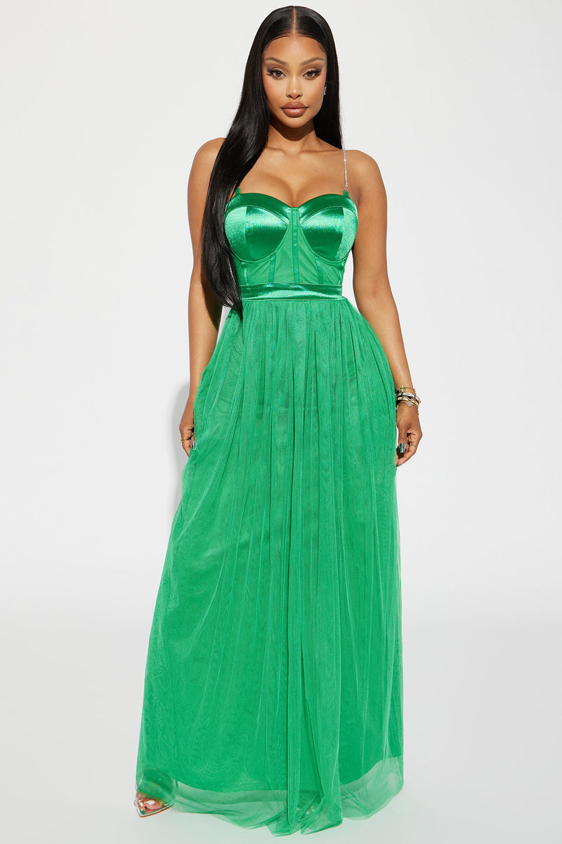 Ellie Tulle Gown - Emerald | Fashion Nova, Dresses | Fashion Nova