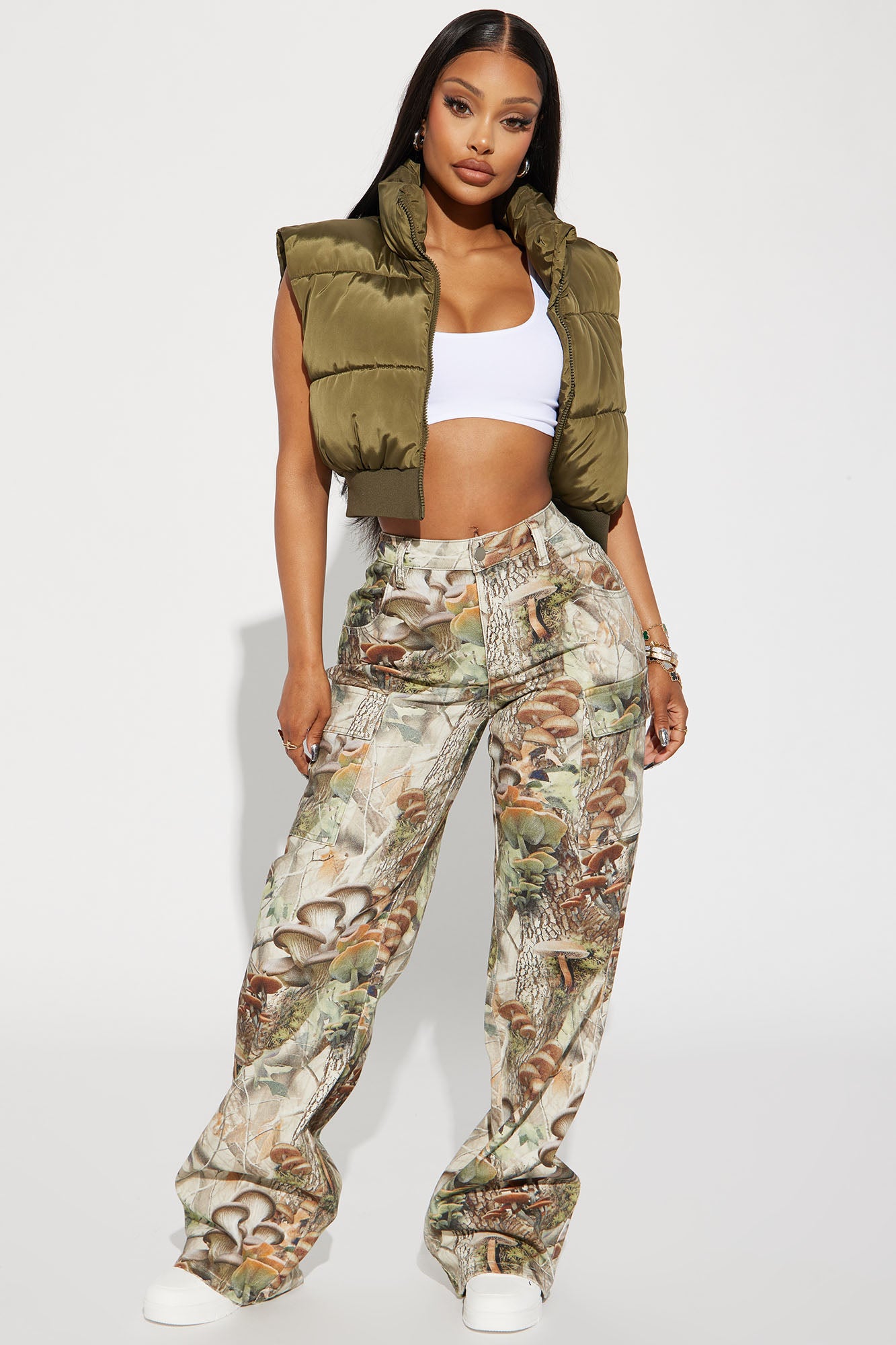 Yellow camo sales pants fashion nova