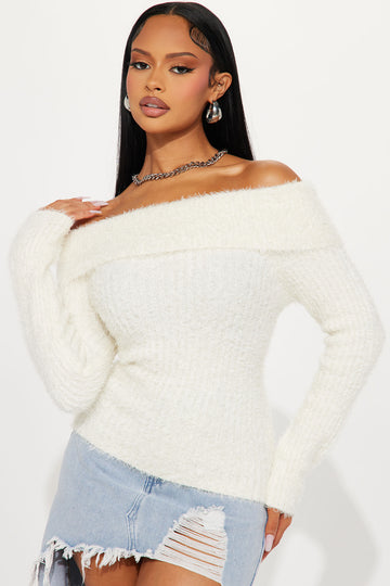 Fashion nova off sales the shoulder sweater