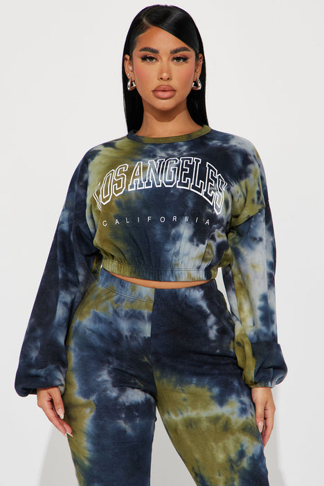 Tie dye jogger best sale set fashion nova