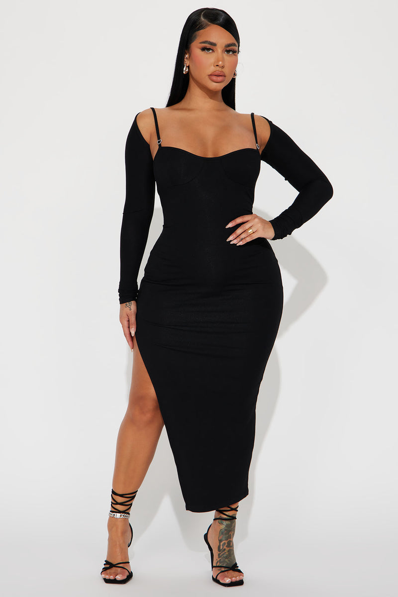 Patricia Maxi Dress Set - Black | Fashion Nova, Dresses | Fashion Nova