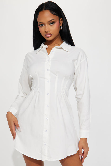 Fashion nova button best sale dress