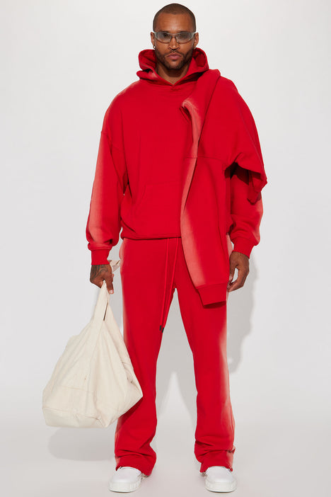 Tyson All You Oversize Hoodie Red Fashion Nova Mens Fleece