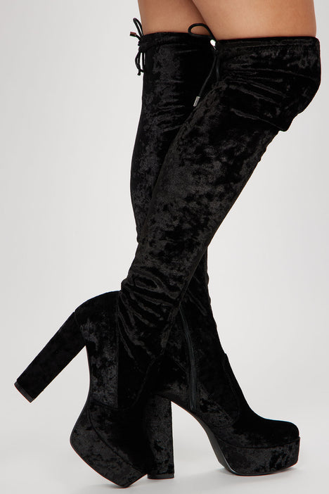 Big Promotion Heeled Boots Black Fashion Nova Shoes Fashion