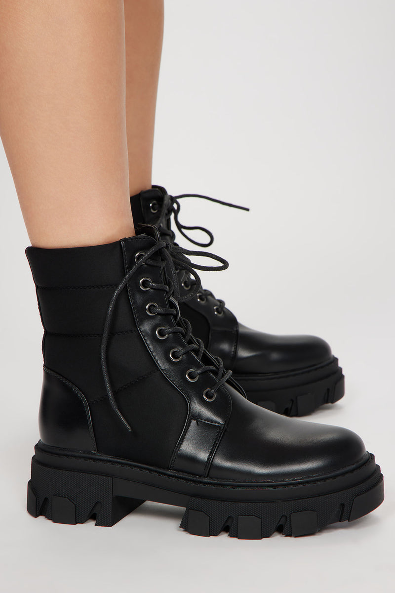 Play Along Flat Boots - Black | Fashion Nova, Shoes | Fashion Nova