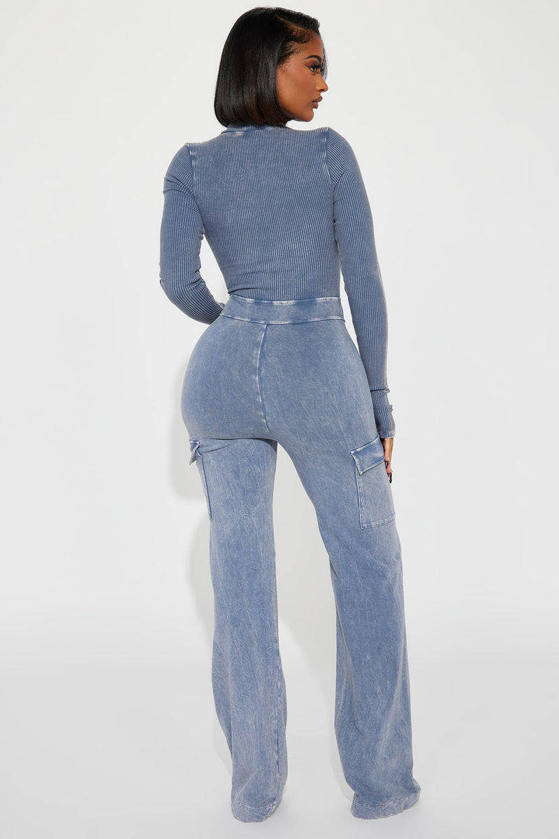Caught Up With You Ribbed Jumpsuit - Blue | Fashion Nova, Jumpsuits ...