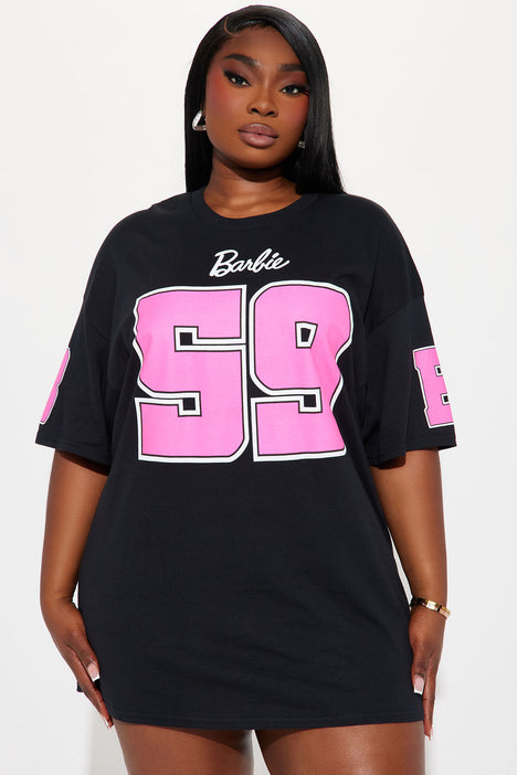 Be Ready T Shirt Dress Black