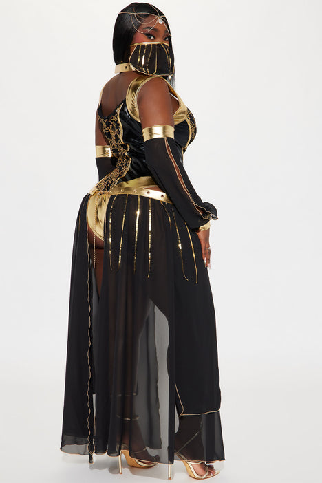 Goddess hotsell costume black