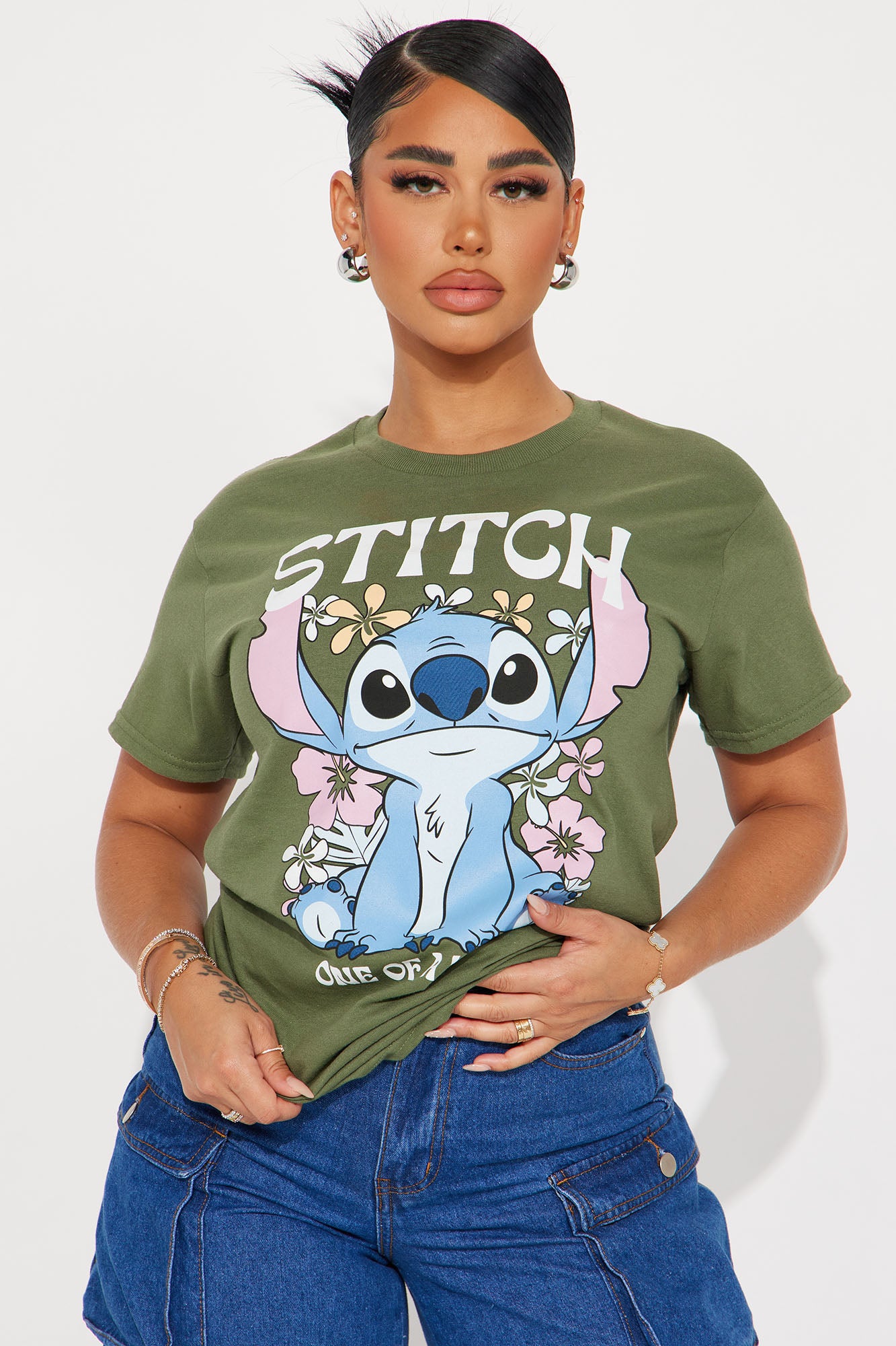 Stitch & Angel Graphic Tee - Blue  Fashion Nova, Screens Tops and
