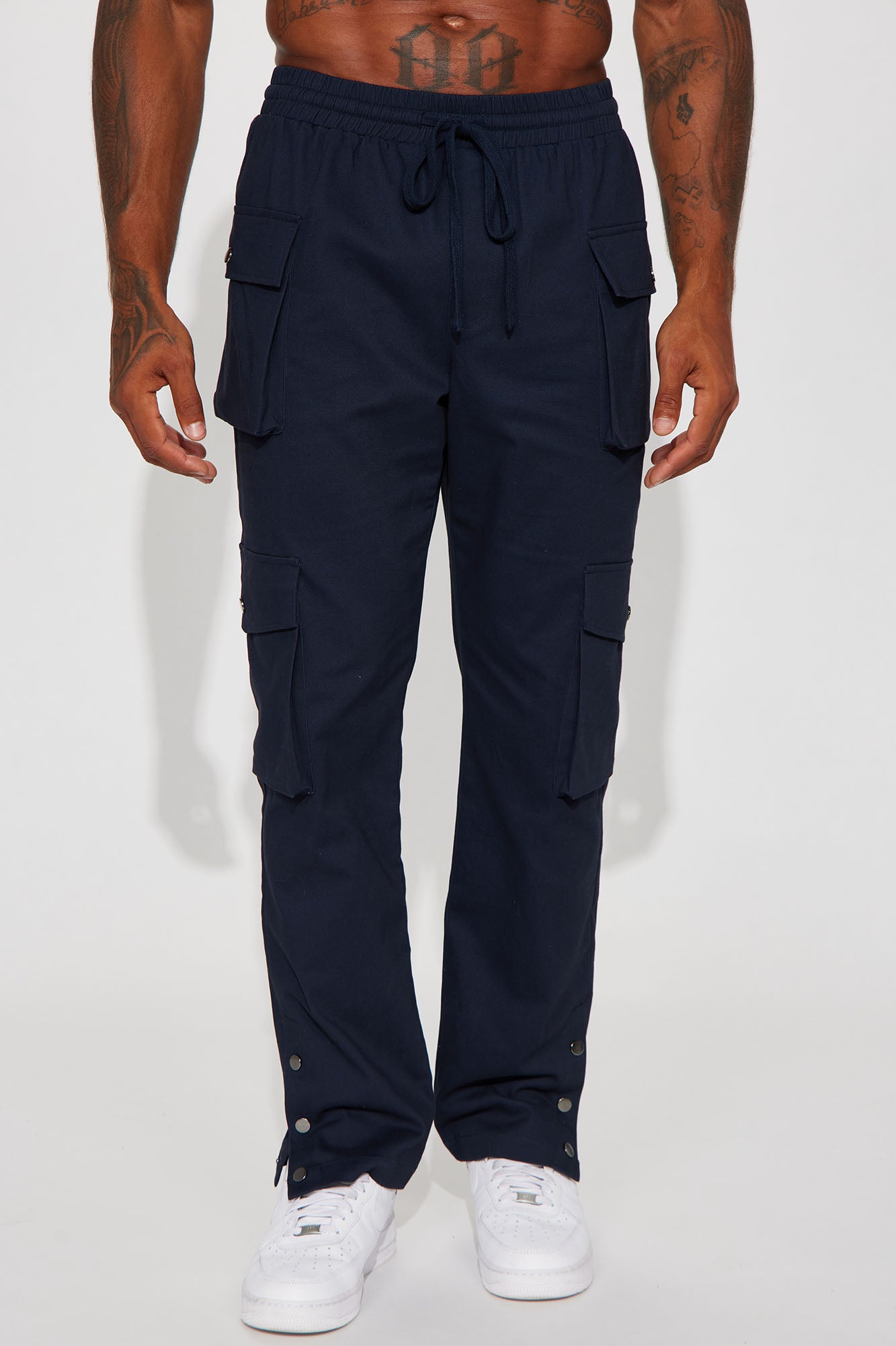 Men's navy blue cargo pants shop