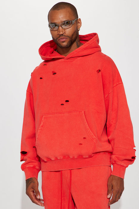 Fashion nova red hoodie outlet