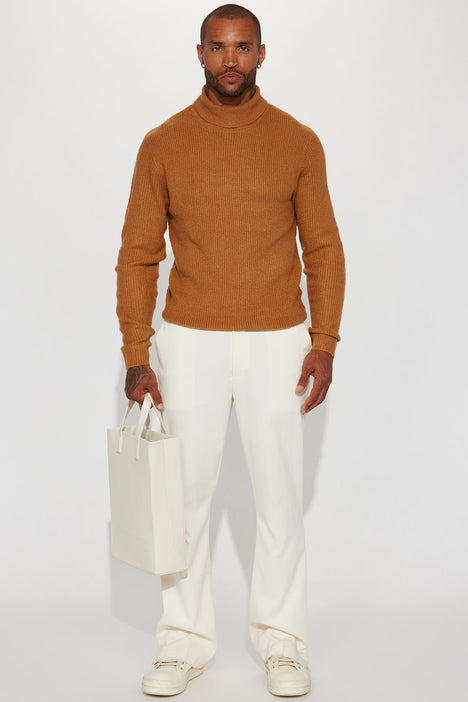 Cognac hotsell turtleneck sweater